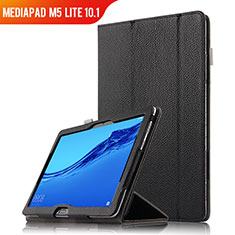 Leather Case Stands Flip Cover for Huawei MediaPad M5 Lite 10.1 Black
