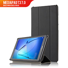 Leather Case Stands Flip Cover for Huawei MediaPad T3 7.0 BG2-W09 BG2-WXX Black