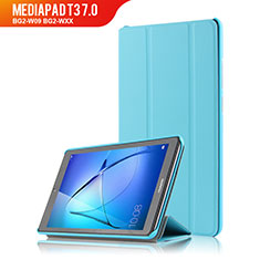 Leather Case Stands Flip Cover for Huawei MediaPad T3 7.0 BG2-W09 BG2-WXX Sky Blue