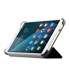 Leather Case Stands Flip Cover for Huawei MediaPad X2 Black