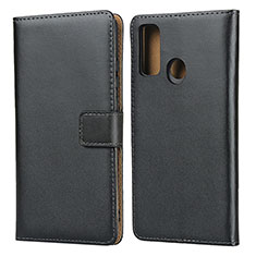Leather Case Stands Flip Cover for Huawei Nova Lite 3 Plus Black