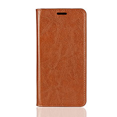Leather Case Stands Flip Cover for Huawei P30 Orange