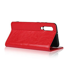 Leather Case Stands Flip Cover for Huawei P30 Red