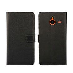 Leather Case Stands Flip Cover for Microsoft Lumia 640 XL Lte Black