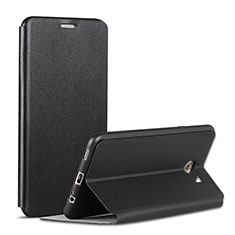 Leather Case Stands Flip Cover for Samsung Galaxy C5 Pro C5010 Black