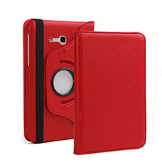 Leather Case Stands Flip Cover for Samsung Galaxy Tab 3 Lite 7.0 T110 T113 Red