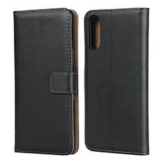 Leather Case Stands Flip Cover for Sony Xperia L4 Black