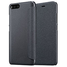 Leather Case Stands Flip Cover for Xiaomi Mi 6 Black