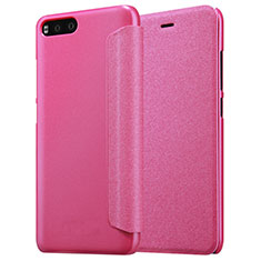Leather Case Stands Flip Cover for Xiaomi Mi 6 Hot Pink