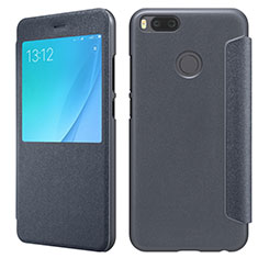 Leather Case Stands Flip Cover for Xiaomi Mi A1 Black