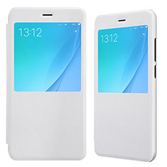 Leather Case Stands Flip Cover for Xiaomi Mi A1 White