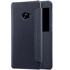 Leather Case Stands Flip Cover for Xiaomi Mi Note 2 Black