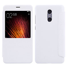 Leather Case Stands Flip Cover for Xiaomi Redmi Pro White