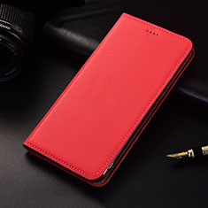 Leather Case Stands Flip Cover H04 Holder for Apple iPhone 13 Mini Red