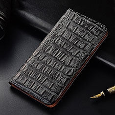 Leather Case Stands Flip Cover H07 Holder for Apple iPhone 13 Black