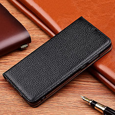 Leather Case Stands Flip Cover H11 Holder for Apple iPhone 13 Mini Black