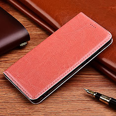 Leather Case Stands Flip Cover H19 Holder for Apple iPhone 13 Pink
