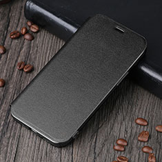 Leather Case Stands Flip Cover H25 Holder for Apple iPhone 13 Pro Max Black