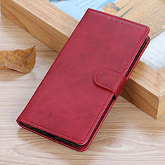 Leather Case Stands Flip Cover Holder A01D for Huawei Honor X9b 5G Red