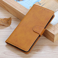 Leather Case Stands Flip Cover Holder A01D for Xiaomi Mi 13T 5G Brown