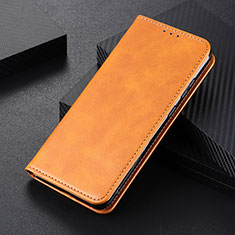 Leather Case Stands Flip Cover Holder A01D for Xiaomi Mi 14 Pro 5G Light Brown
