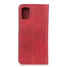 Leather Case Stands Flip Cover Holder A02D for Motorola Moto G100 5G Red