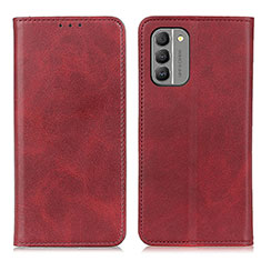 Leather Case Stands Flip Cover Holder A02D for Nokia G400 5G Red