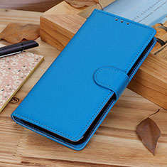 Leather Case Stands Flip Cover Holder A03D for OnePlus Ace 2V 5G Sky Blue
