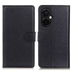 Leather Case Stands Flip Cover Holder A03D for OnePlus Nord N30 5G Black