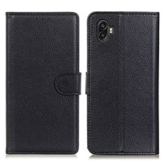Leather Case Stands Flip Cover Holder A03D for Samsung Galaxy Xcover Pro 2 5G Black