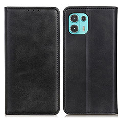 Leather Case Stands Flip Cover Holder A04D for Motorola Moto Edge 20 Lite 5G Black