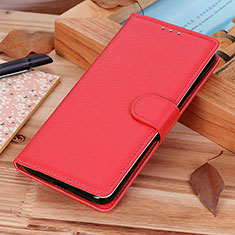Leather Case Stands Flip Cover Holder A04D for Xiaomi Mi 13T 5G Red