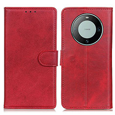 Leather Case Stands Flip Cover Holder A05D for Huawei Mate 60 Red