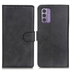 Leather Case Stands Flip Cover Holder A05D for Nokia G310 5G Black