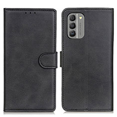 Leather Case Stands Flip Cover Holder A05D for Nokia G400 5G Black