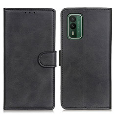 Leather Case Stands Flip Cover Holder A05D for Nokia XR21 Black