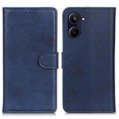 Leather Case Stands Flip Cover Holder A05D for Realme 10 4G Blue