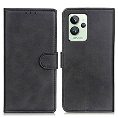 Leather Case Stands Flip Cover Holder A05D for Realme GT2 Pro 5G Black