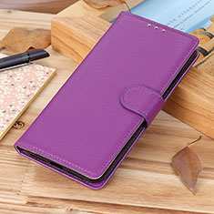 Leather Case Stands Flip Cover Holder A06D for Huawei Honor Magic6 Lite 5G Purple