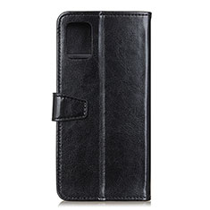 Leather Case Stands Flip Cover Holder A06D for Motorola Moto G100 5G Black