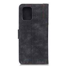 Leather Case Stands Flip Cover Holder A07D for Motorola Moto Edge S 5G Black