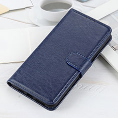 Leather Case Stands Flip Cover Holder A07D for OnePlus 9 5G Blue