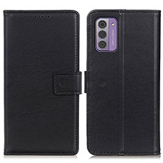 Leather Case Stands Flip Cover Holder A08D for Nokia G310 5G Black