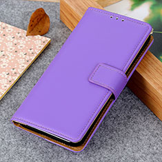 Leather Case Stands Flip Cover Holder A08D for OnePlus 9 5G Purple