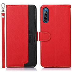 Leather Case Stands Flip Cover Holder A09D for Sony Xperia L4 Red