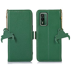 Leather Case Stands Flip Cover Holder A10D for Nokia XR21 Green
