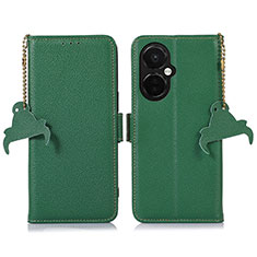 Leather Case Stands Flip Cover Holder A10D for OnePlus Nord N30 5G Green