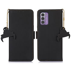 Leather Case Stands Flip Cover Holder A11D for Nokia G310 5G Black