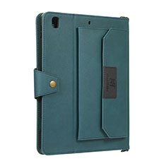 Leather Case Stands Flip Cover Holder AD1 for Apple iPad Air Green