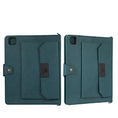 Leather Case Stands Flip Cover Holder AD1 for Apple iPad Pro 11 (2020) Green